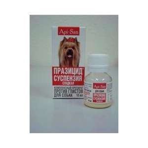 Празицид суспензия плюс для собак (1мл/3кг) 10мл*10