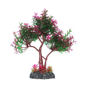 Растение аквариумное Дерево зелено-фиолетовое 22см Уют