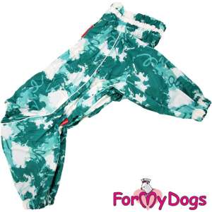 Дождевик для девочек С2, спинка 60см зеленый тайдай