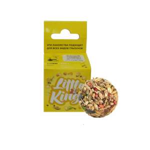 Литтл Кинг/Little King лакомство для грызунов зерновой шарик 25гр*96 для грызунов