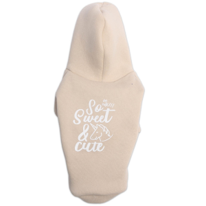 Толстовка с капюшоном LMK-0330 р.XL, спинка 34см бежевая LION 