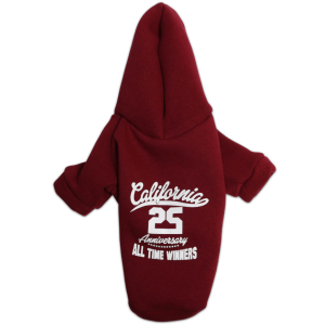 Толстовка с капюшоном LMK-0333 р.L, спинка 29см LION  для собак