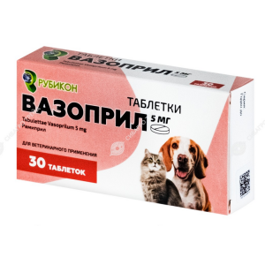 Вазоприл 5,0 мг, таблетки, №30 ДВ рамиприл