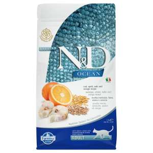 Фармина/Farmina N&D Анцестрал корм для кошек Треска с апельсином 1,5кг