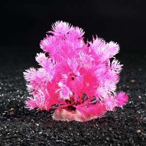 Растение аквариумное искусственное 12см микс цветов Пижон для рыб