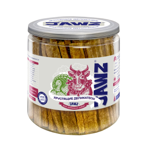 Джавз/JAWZ лакомства для собак Хрустящие деликатесы с говядиной и индейкой 350гр