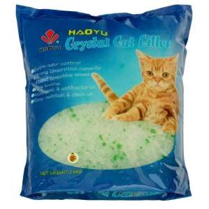 Наполнитель силикагелевый Кристэл Кэт Литтэл/Crystal Cat Litter яблоко 7,6л/3,6кг*5