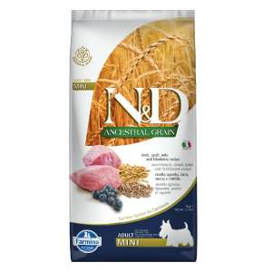 Фармина/Farmina N&D Анцестрал корм для собак мелких пород Ягненок с черникой 7кг