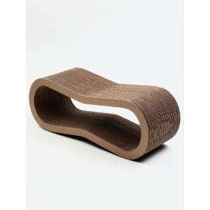 Когтеточка-лежанка «Зверьё Моё» ВОСЬМЕРКА, 59×21×22 см, гофрокартон Пижон