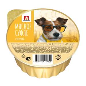 Зоогурман ламистер Мясное суфле корм для собак Курица 100гр*20