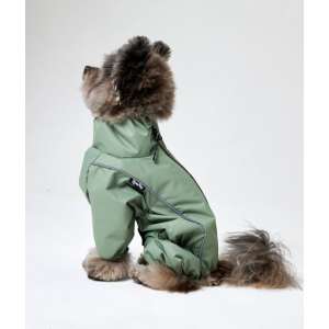 Дождевик для собаки утепеленный, р4 спинка 28см,цвет оливковый, мальчик  LION