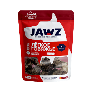 Джавз/JAWZ лакомства для собак Лёгкое говяжье пакет №5 р-р S 35гр*30 для собак
