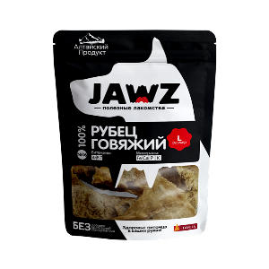 Джавз/JAWZ лакомства для собак Рубец говяжий пакет №16 р-р L 35гр*30 для собак