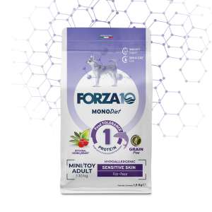 Форца10/Forza10 DietMONO корм для собак мелких пород с чувствительной кожей Рыба 1,5кг