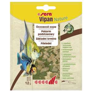 Sera Vipan Nature корм для декоративных рыб хлопья 12гр