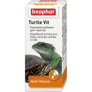 Беафар витамины для черепах, рептилий и рыб Turtle vitamin витаминный комплекс 20 мл
