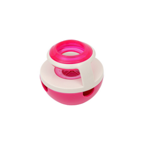 Игрушка для собак, интерактивная Неваляшка с ёмкостью для корма(розовая) ZooOne 