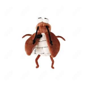 Игрушка для кошек мягкая Цикада 11х8см интерактивный звук, микс