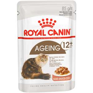 Роял Канин/Royal Canin AGEING пауч 85гр корм для пожилых кошек 12+ соус*28