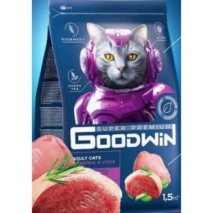 Гудвин/Goodwin д/кошек Индейка Утка 1,5кг*6