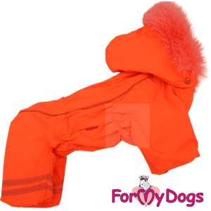 Комбинезон для девочек р14 спинка 30см оранжевый 